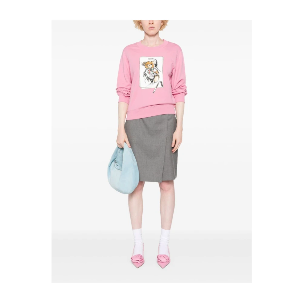 Moschino Casual Sweatshirt 181C Pink Dames
