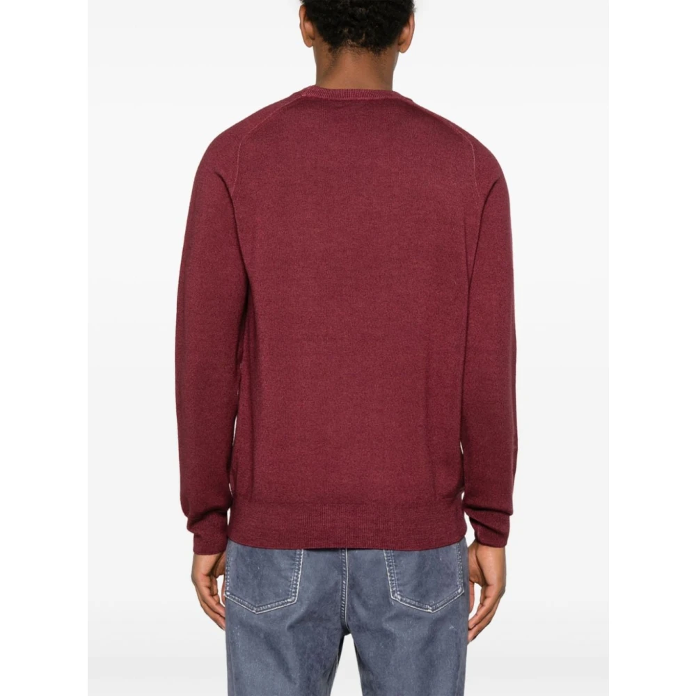 ETRO Bordeaux Sweater Aw24 Red Heren