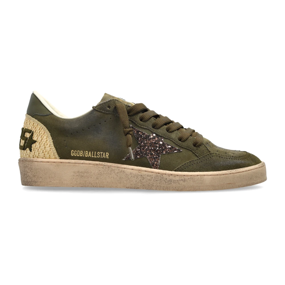 Golden Goose Women's Green Sneakers, 7 Uk, Ball Star Trainers