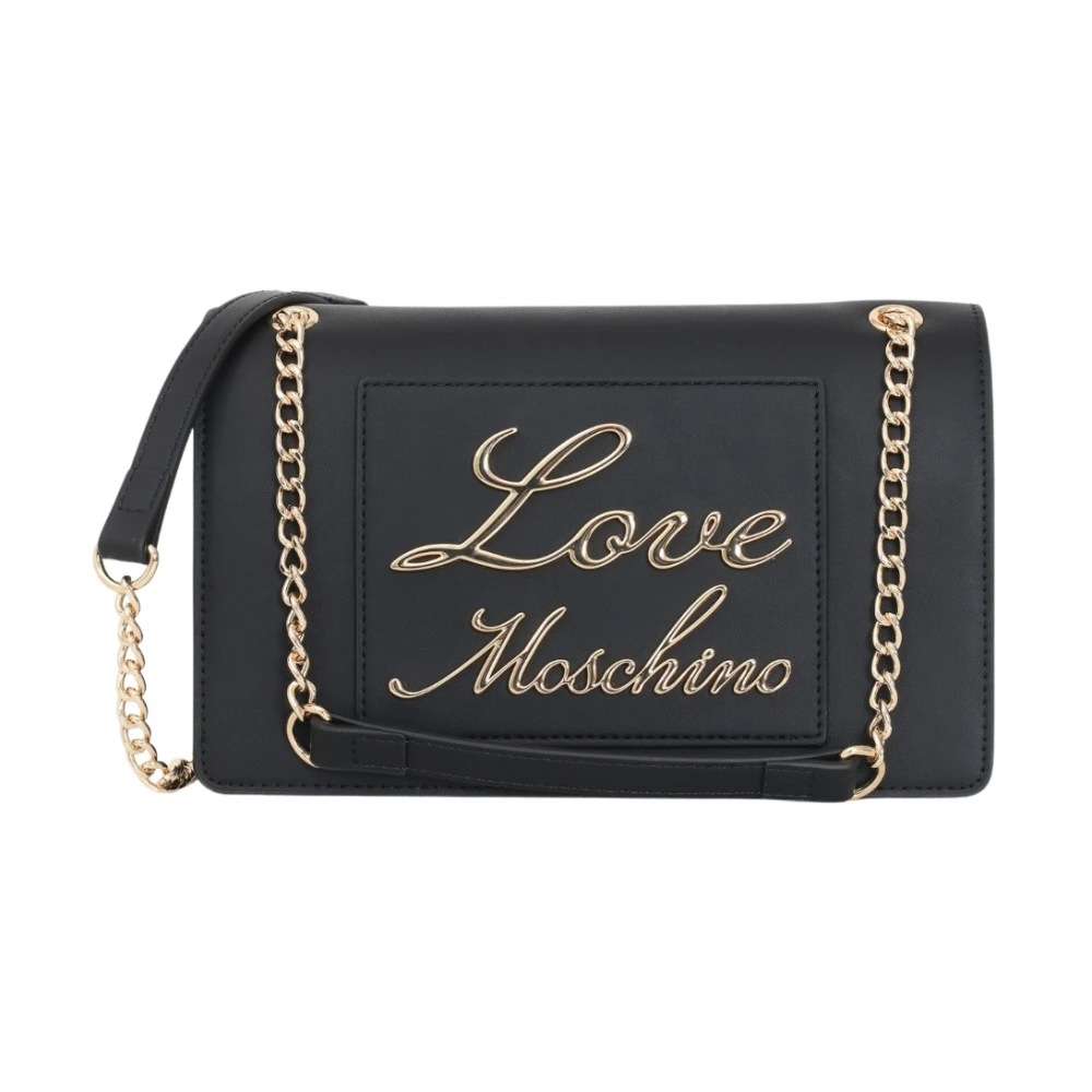 Love Moschino Stijlvolle PU-tas Black Dames