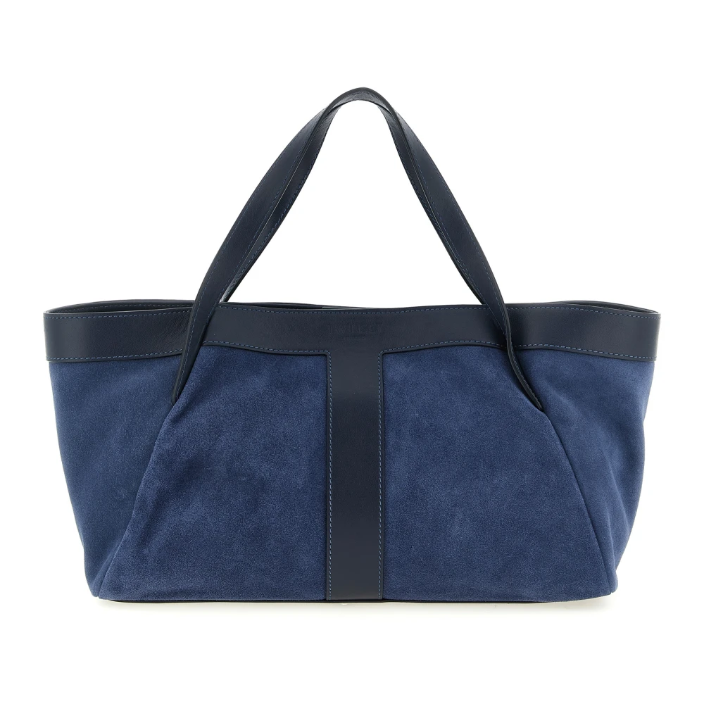 Twinset Women's Blue Shopping Bags, One Size, Shoulder Bag