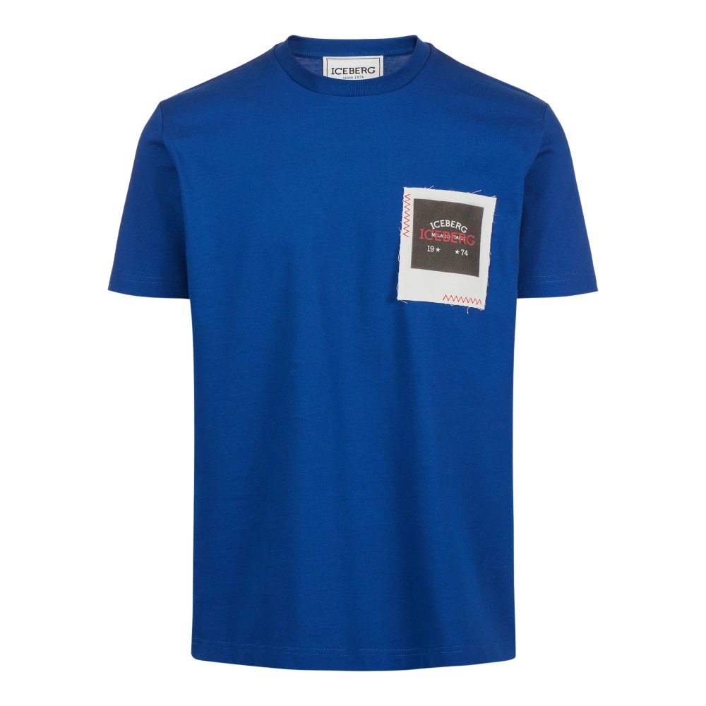 Iceberg - Tops > T-Shirts - Blue - Iceberg - Modalova