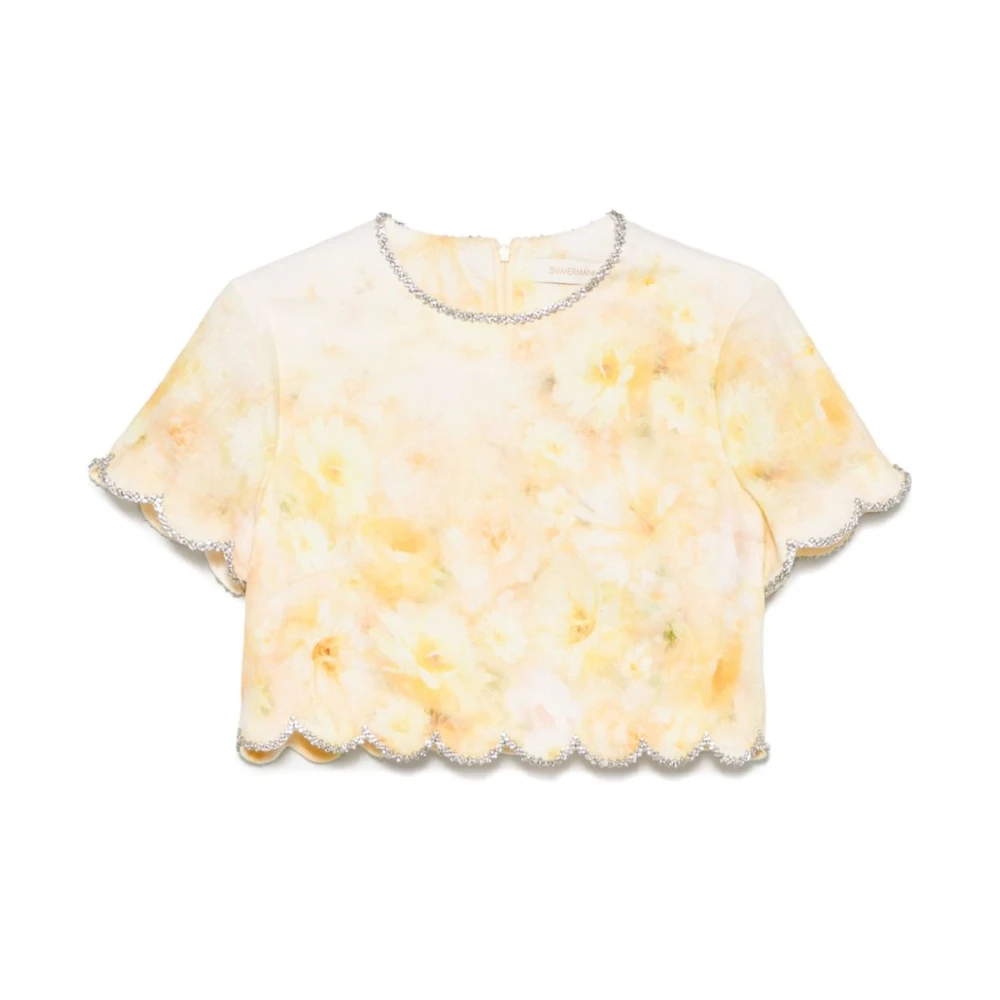 Tops > T-Shirts - - Zimmermann - Modalova