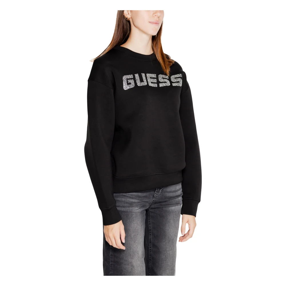 Guess Herfst Winter Dames Sweatshirt Cecilia Black Dames