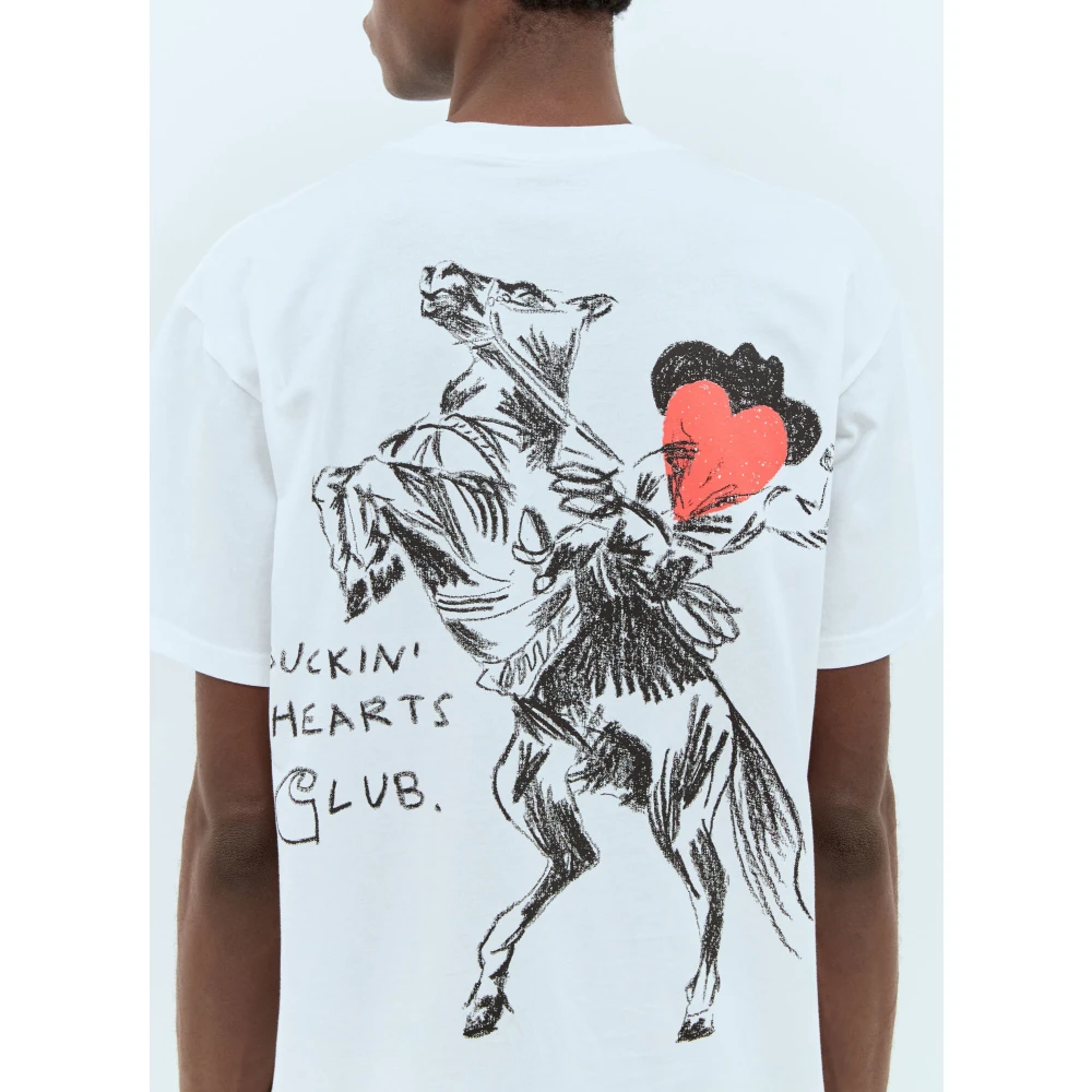 Carhartt WIP Grafische Print Katoenen T-shirt White Heren