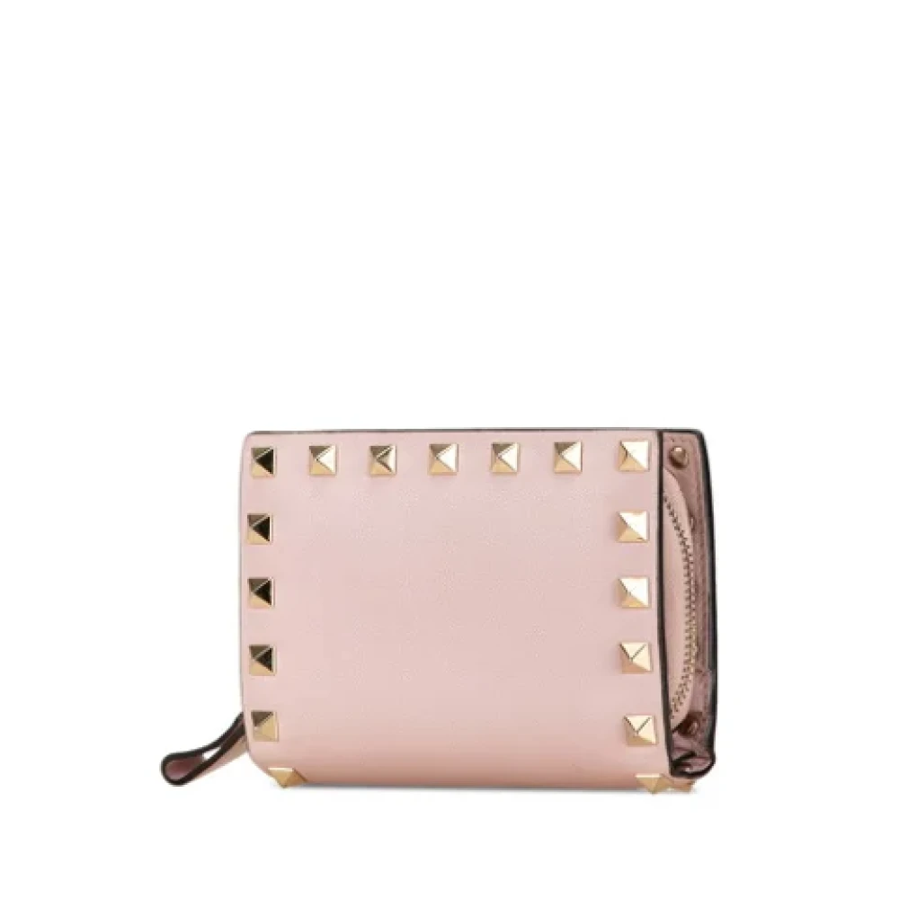Valentino Vintage Pre-owned Leather wallets Pink Dames