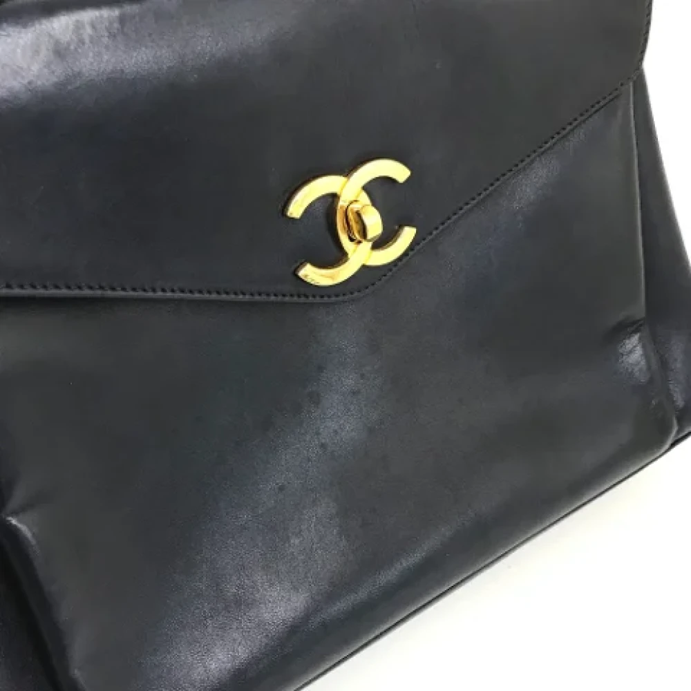 Chanel Vintage Pre-owned Fabric chanel-bags Blue Dames