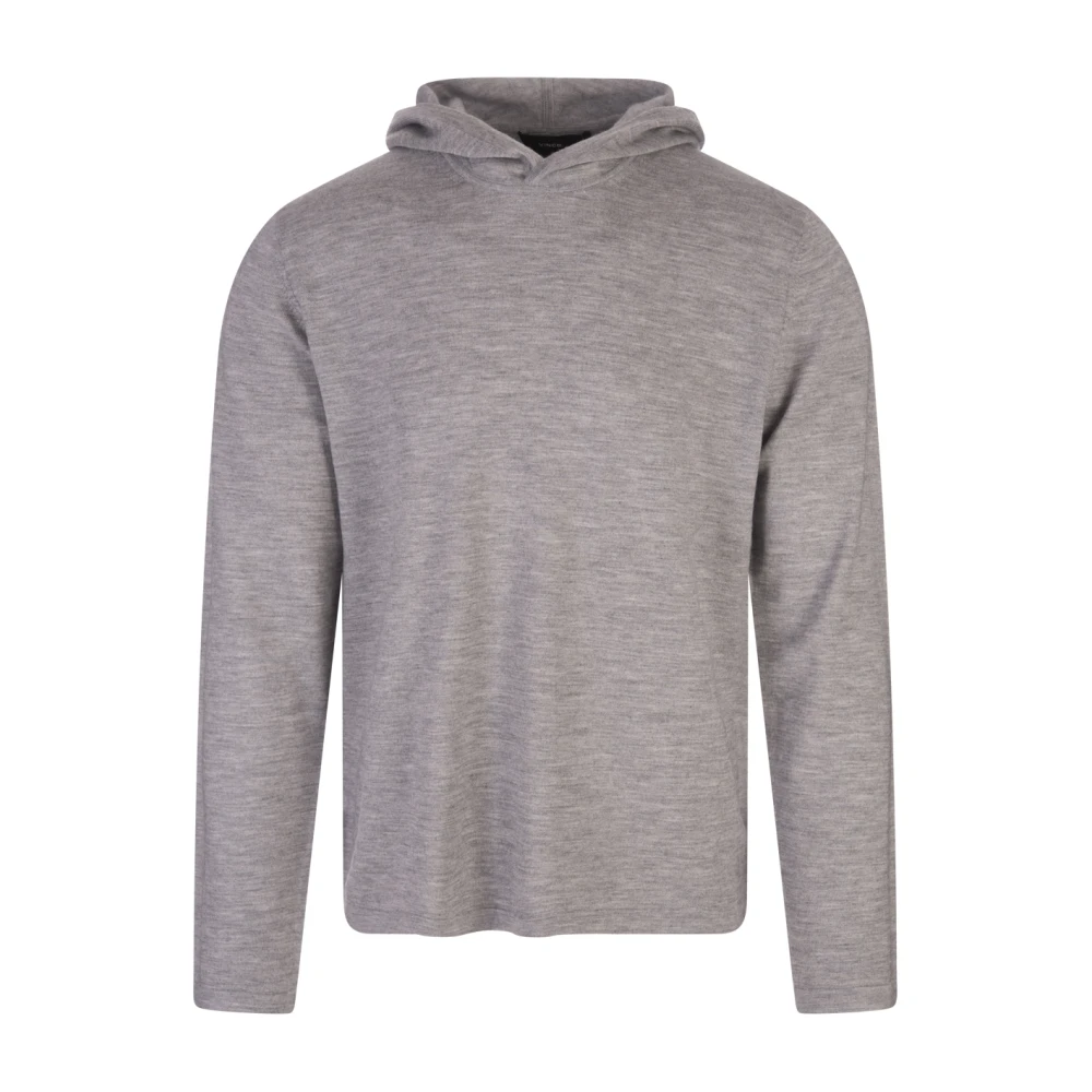 Vince Grijze Wollen Cashmere Blend Hoodie Gray Heren