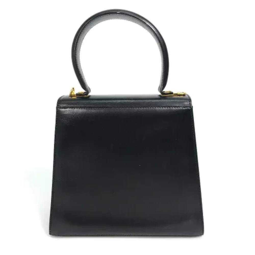 Salvatore Ferragamo Pre-owned Leather handbags Black Dames