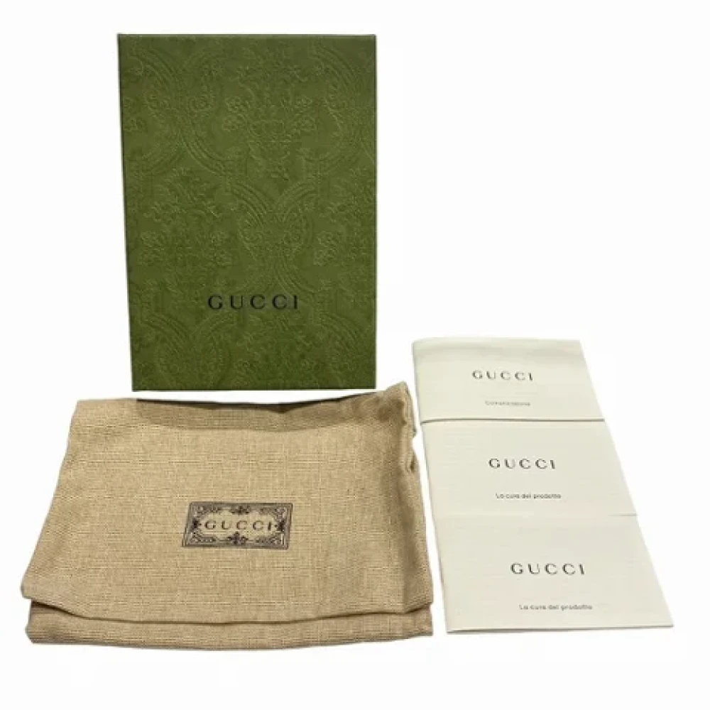 Gucci Vintage Pre-owned Canvas wallets Beige Dames