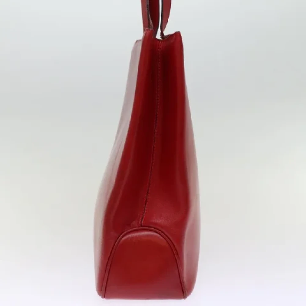 Celine Vintage Pre-owned Leather totes Red Dames