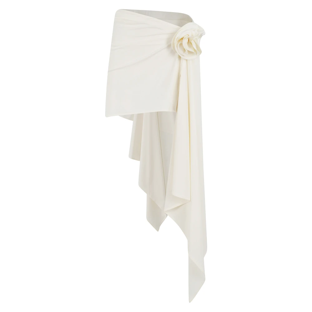 Magda Butrym Stijlvolle Swim Skirt voor de zomer White Dames