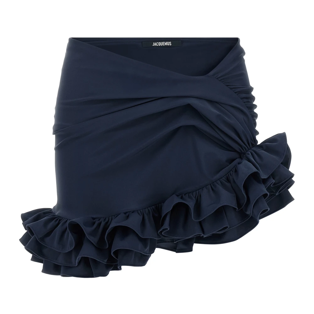 Jacquemus Blue Short Skirts, Female, M, La Mini Jupe Playa