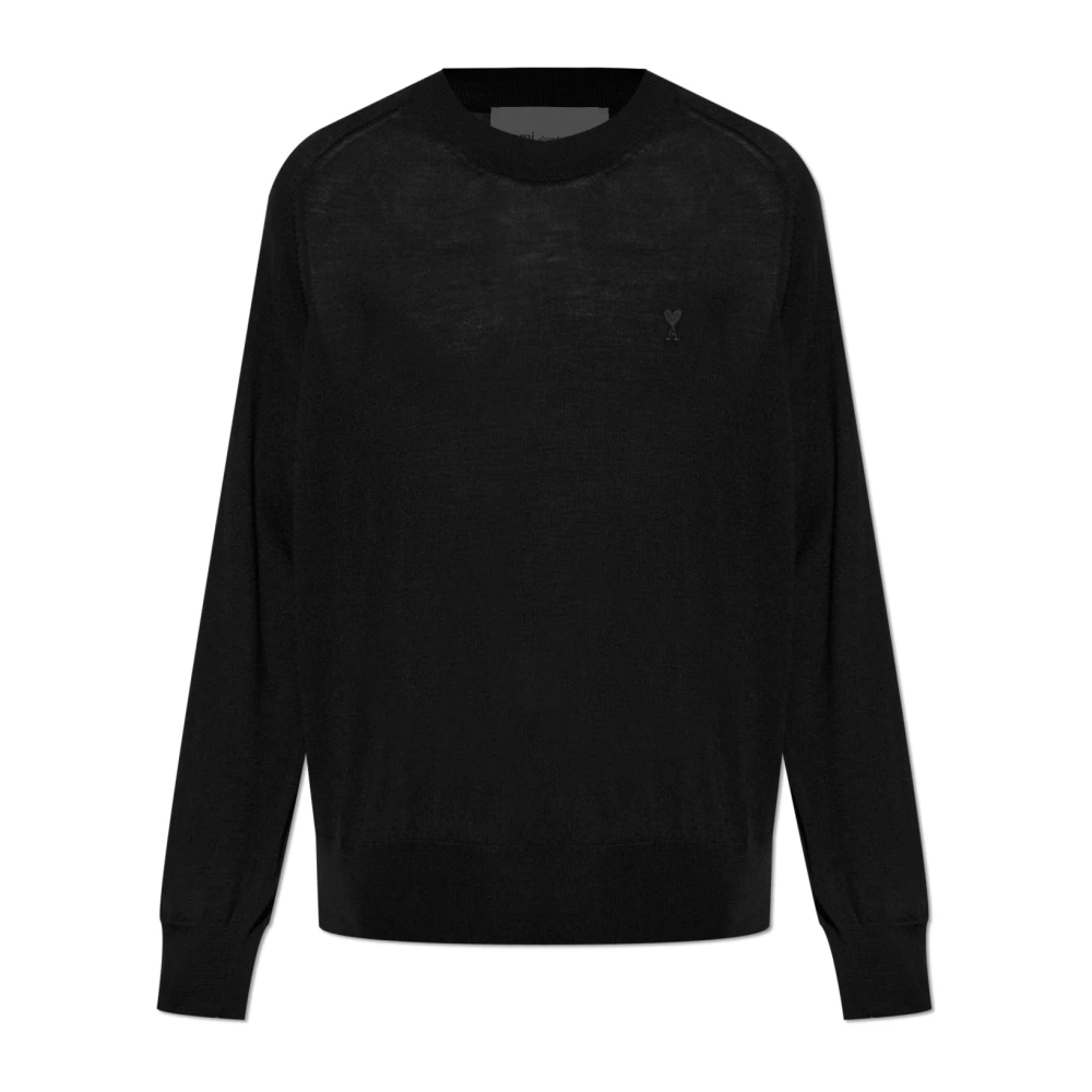 Ami Paris Uomo Nero Maglie, 2XL, New,