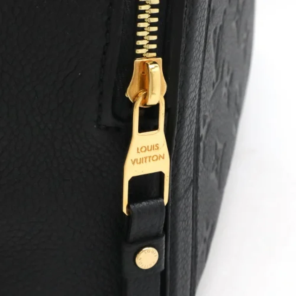 Louis Vuitton Vintage Pre-owned Leather handbags Black Dames