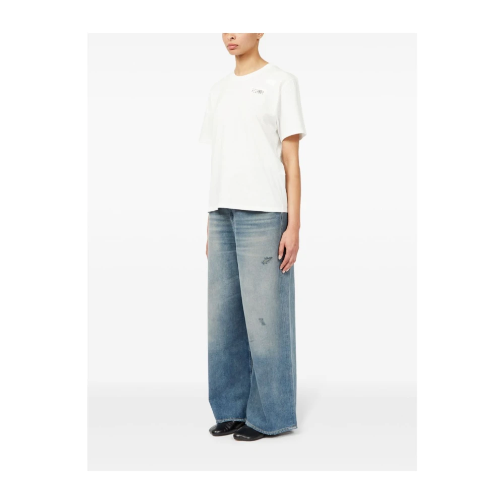 MM6 Maison Margiela T-Shirt White Dames