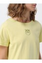 t-shirt-jaune-a-col-rond