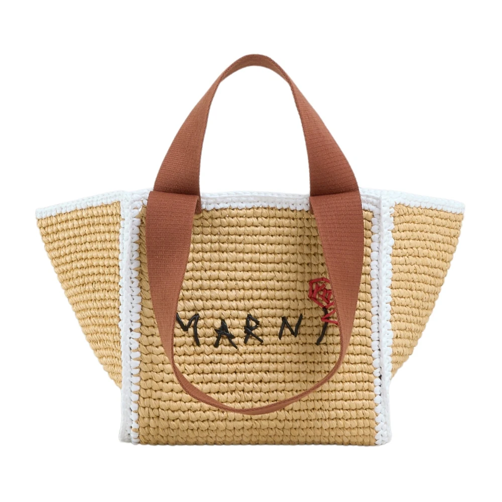 Marni - Bags > Tote Bags - Beige - Marni - Modalova