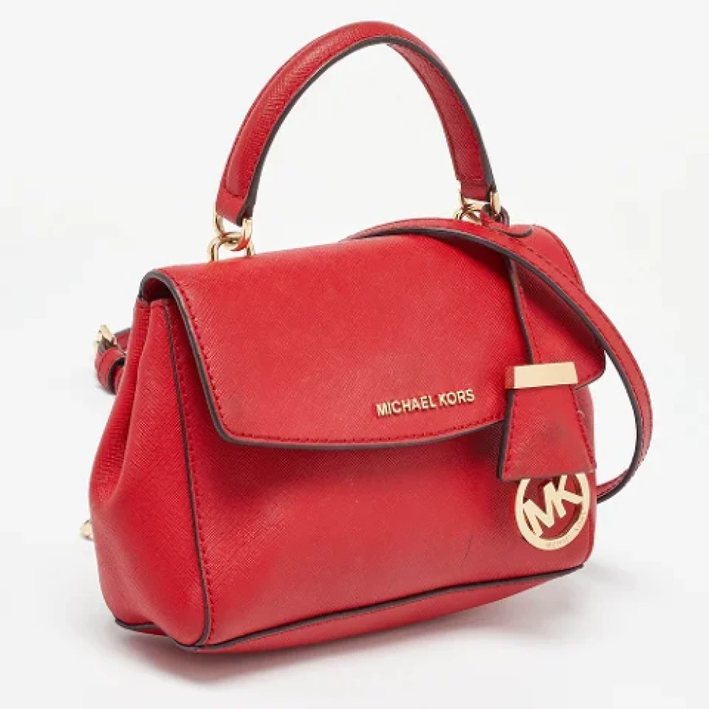 Michael Kors Pre-owned Leather handbags Red Dames