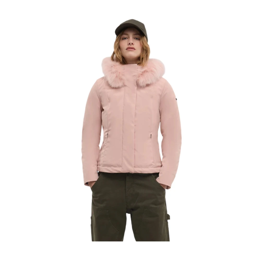 RefrigiWear Stijlvolle Winterjas Pink Dames