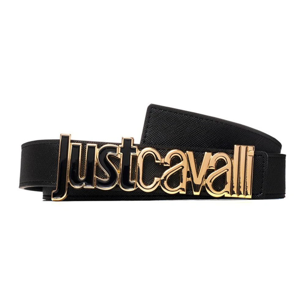 Just Cavalli Zwarte Riemen Stijlvolle Collectie Black Heren