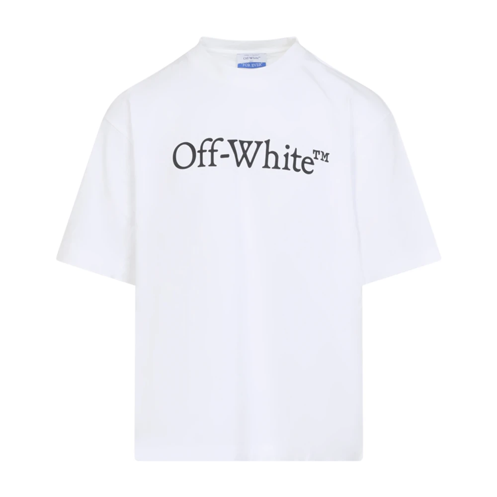 Off White Men's White Off T-Shirts, M, Big Bookish Skate T-Shirt