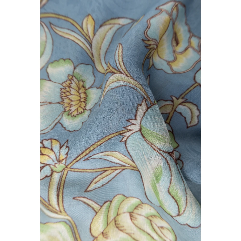 ETRO Sjaal met bloemenmotief Multicolor Heren