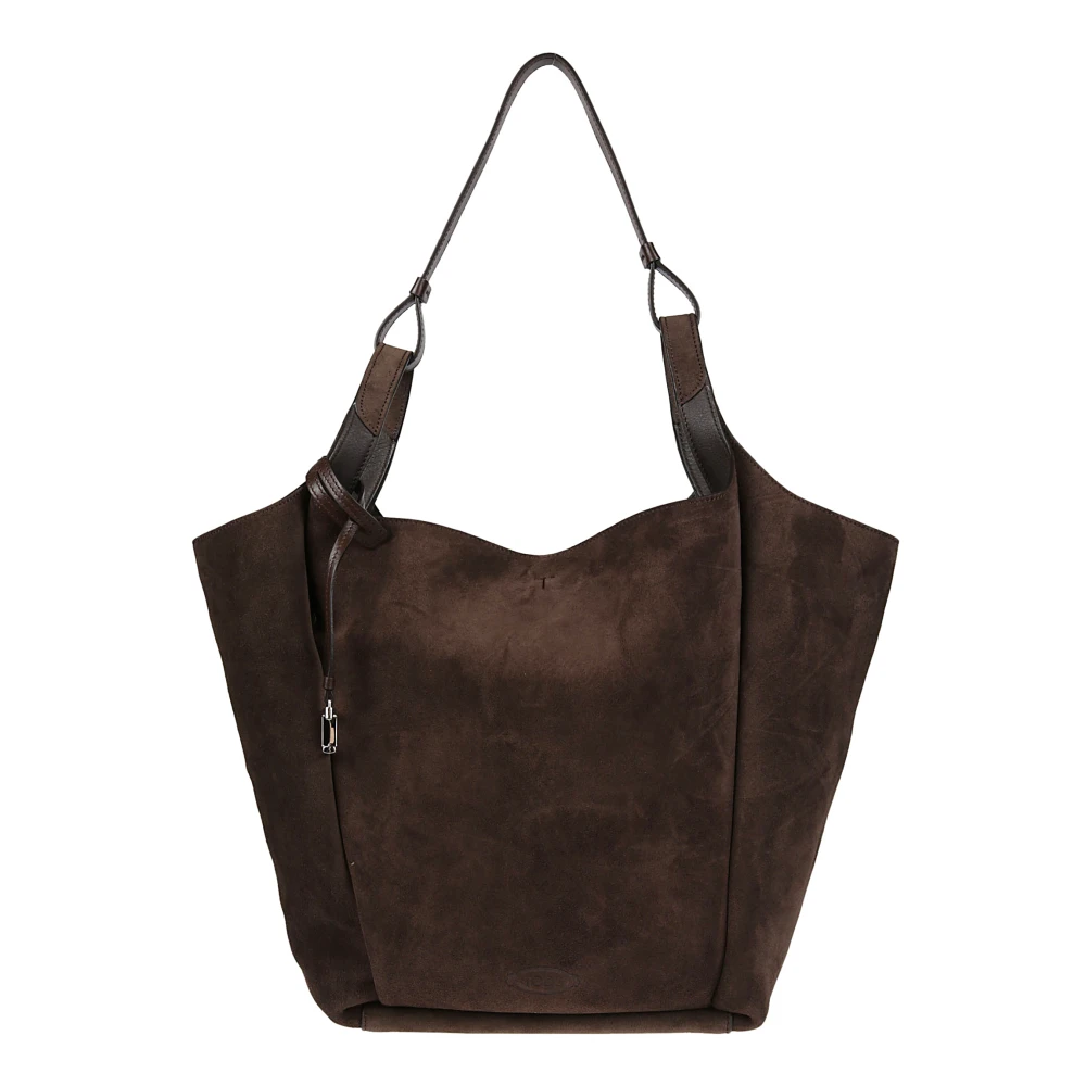 TOD'S Stijlvolle Medium Tas Brown Dames