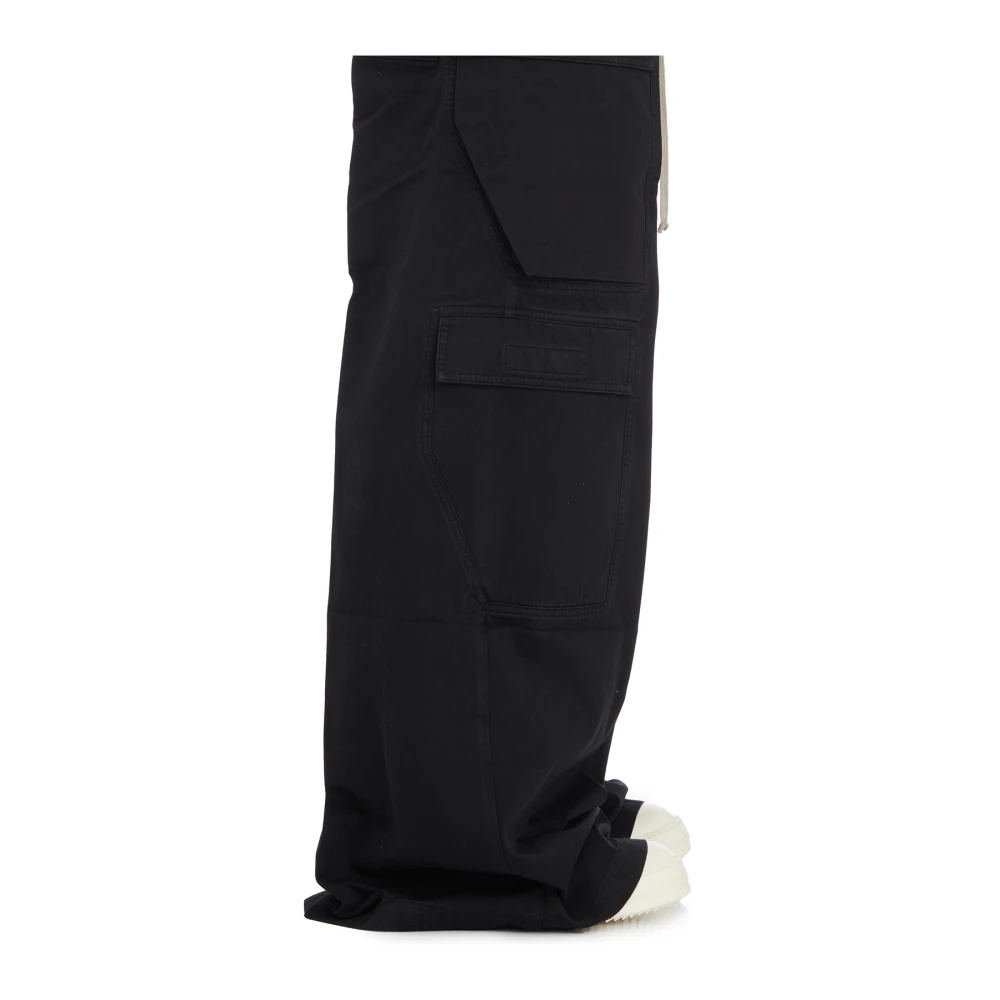 Rick Owens Cargo Jumbo Zwarte Broek Black Dames