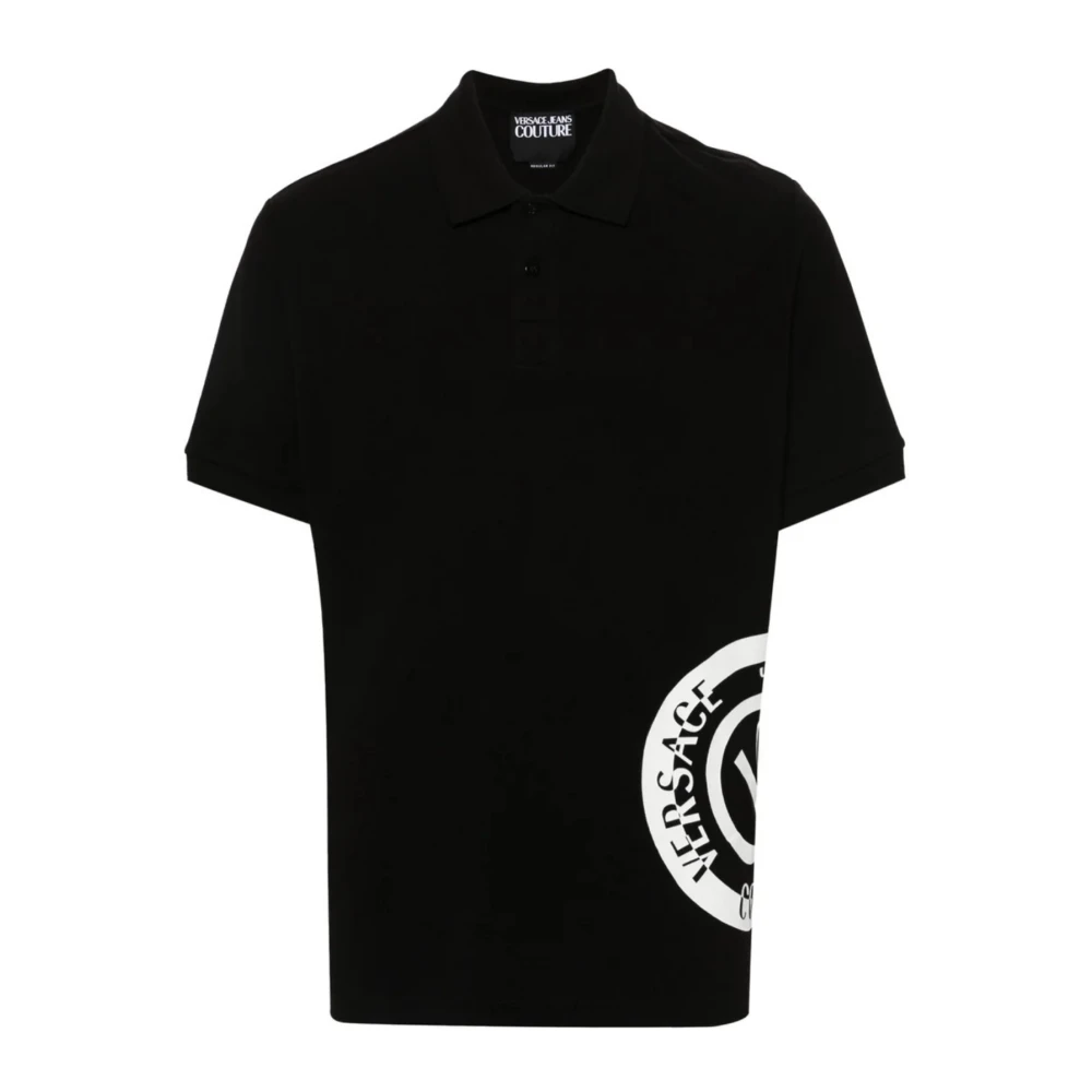 Versace Jeans Couture Stijlvolle T-shirts en Polos Black Heren