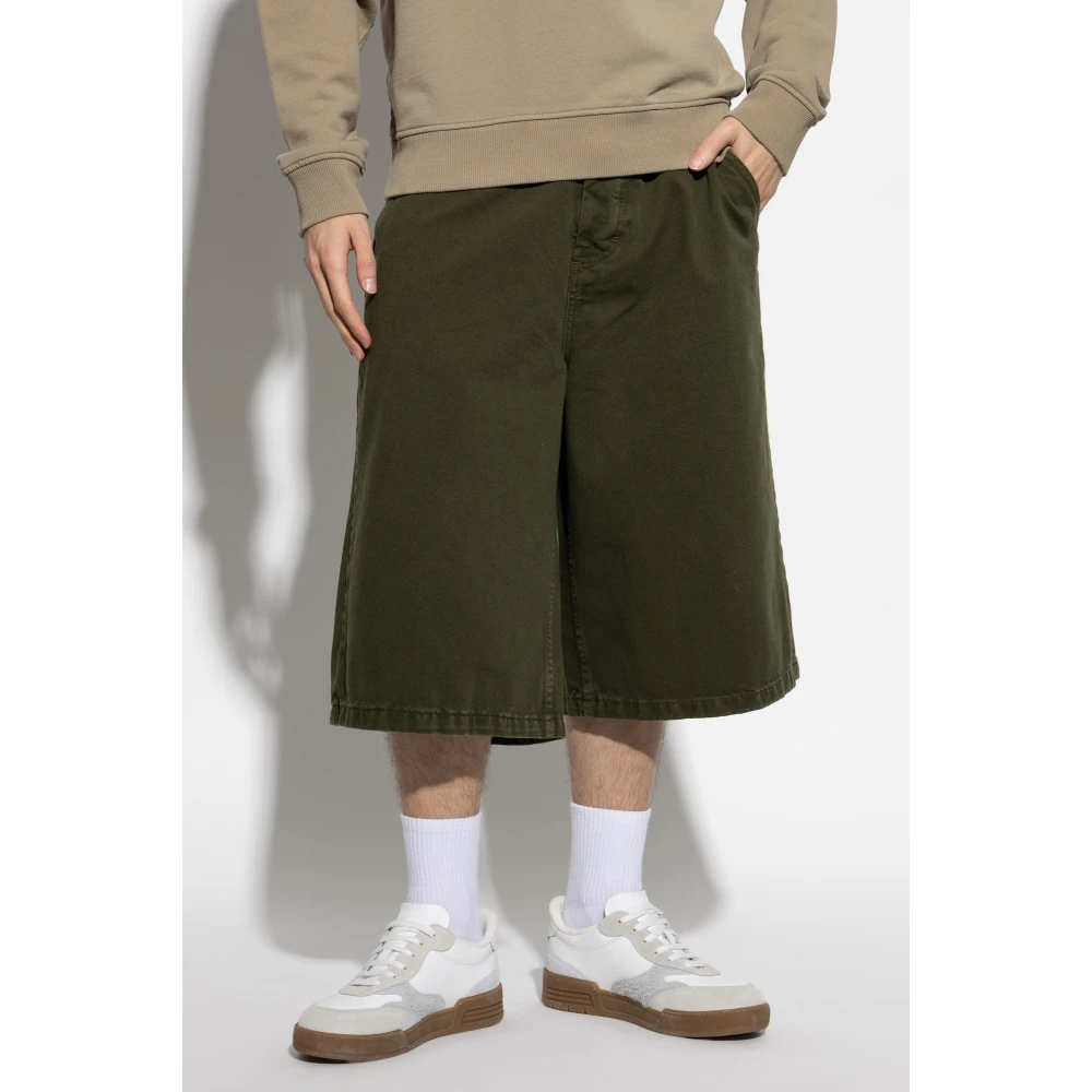 Ami Paris Logo shorts Green Heren