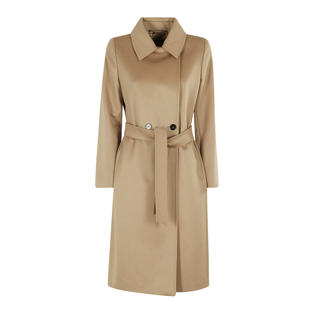 Max Mara Studio Stijlvolle Blouse met Kraag Brown Dames