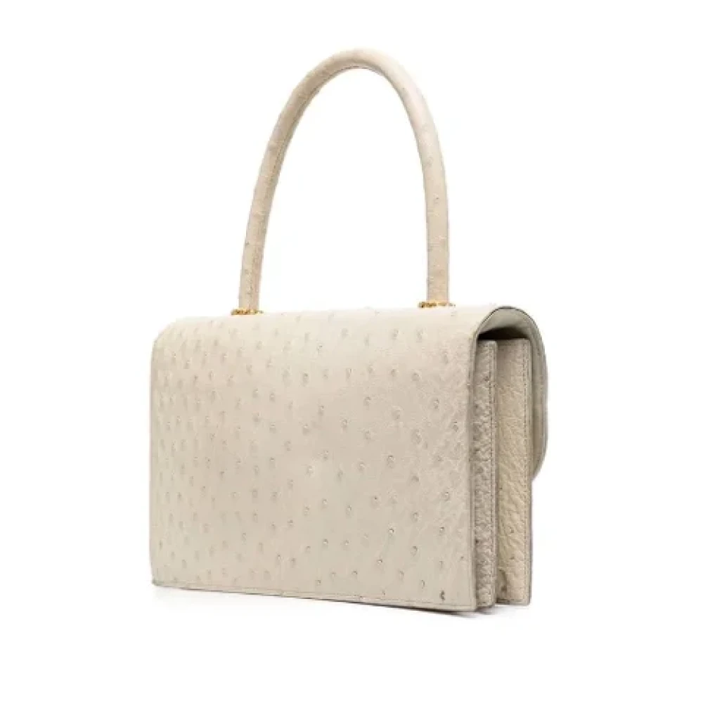 Hermès Vintage Pre-owned Leather handbags Yellow Dames