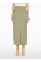 cargo-pocket-green-canvas-skirt