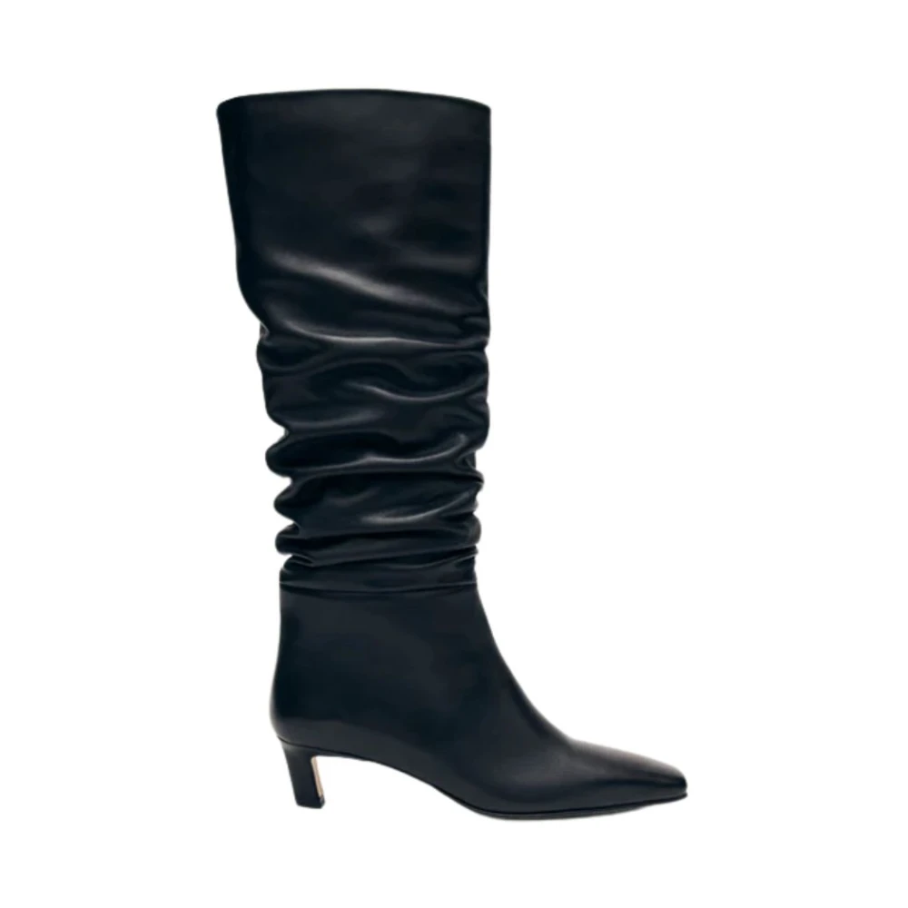Alohas Black Heeled Boots, Female, 3 Uk, Kalila Boots