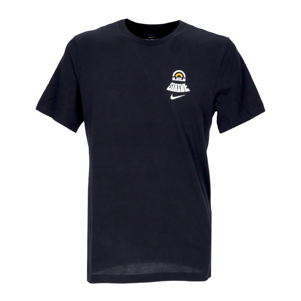 Nike Lebron Zwarte Dri-fit T-shirt Black Heren