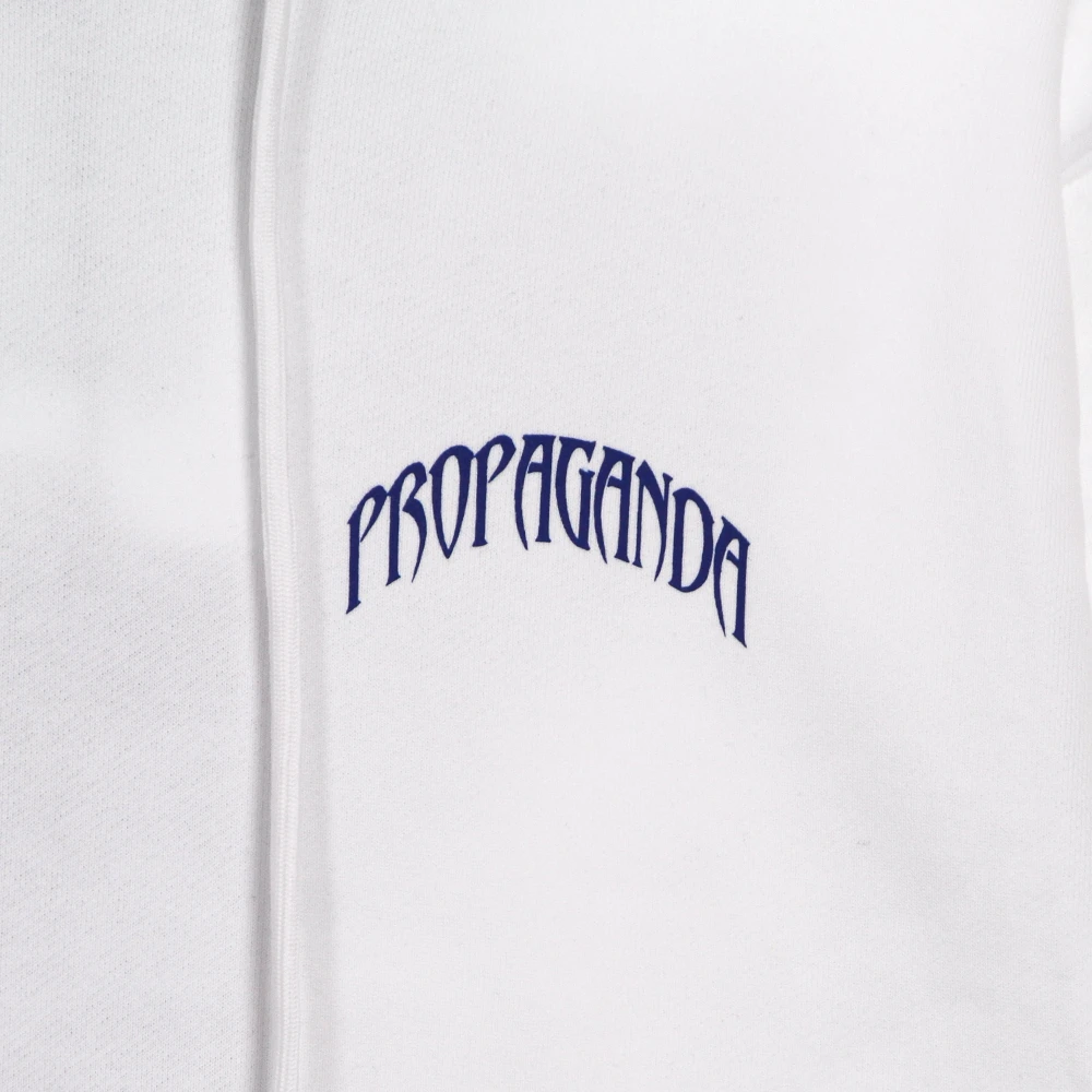 Propaganda Adelaar Lichtgewicht Hoodie Wit White Heren