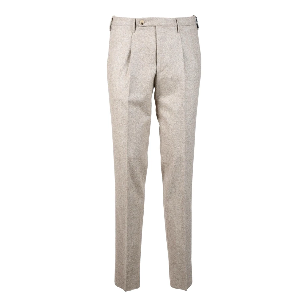 Rota Wollen Broek Beige Heren