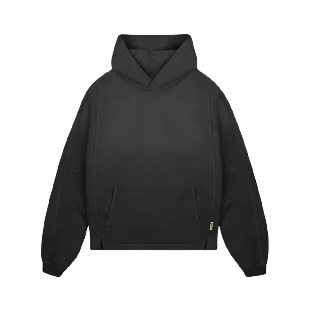 Represent Grijze Katoenen Hoodie met Verlaagde Zoom Gray Heren