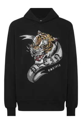 Hoodie Sweatshirt Crystal Tattoo