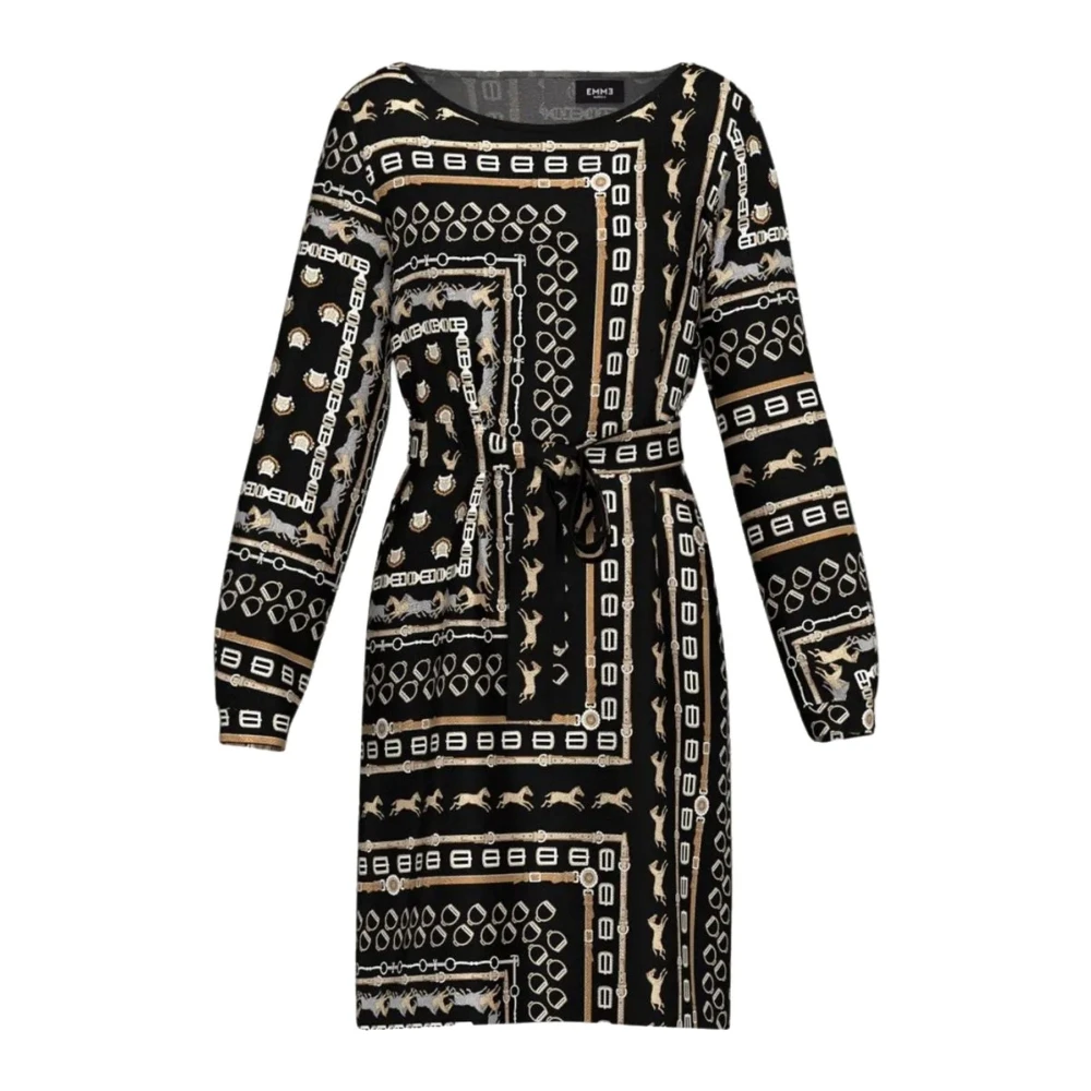 Emme DI Marella Avond- en ceremoniejurk Arizia-004 Black Dames