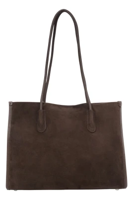 Velour Shopper Bag
