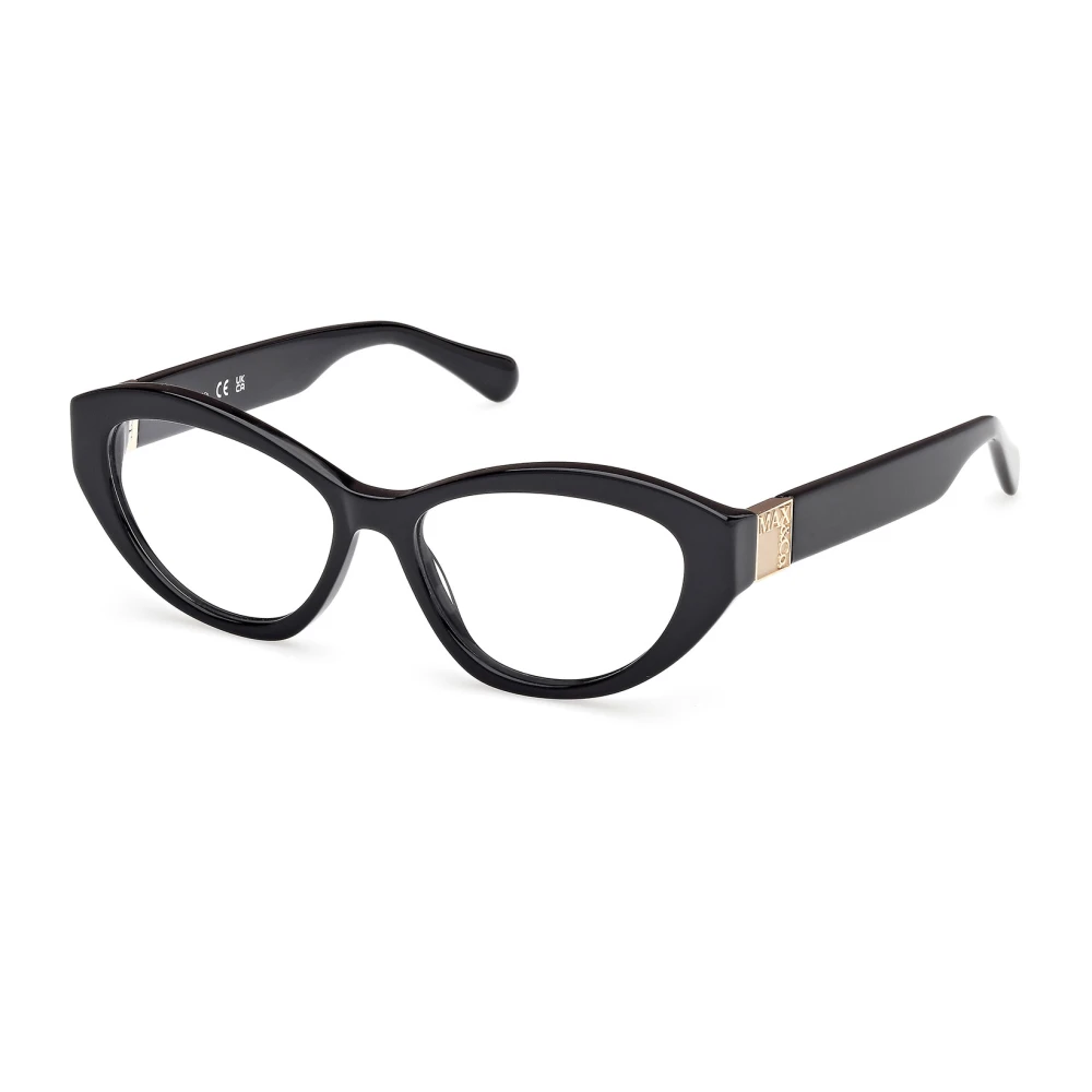 Max & Co Black Glasses, Female, 53 Mm, Stylish Eyeglasses In