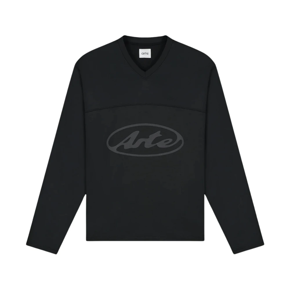 Arte Antwerp Black Circle Logo Longsleeve - Male - Sweatshirts - S - Sweatshirts & Hoodies