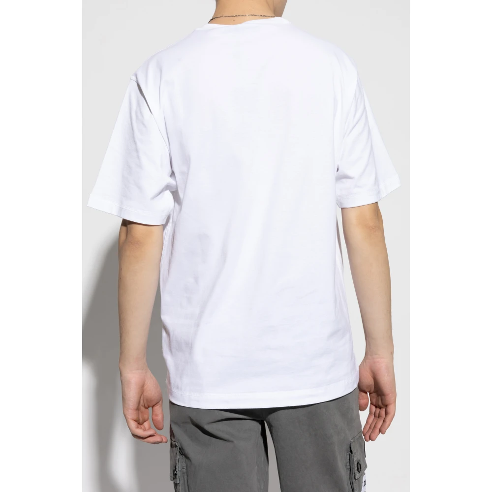 Dolce & Gabbana T-shirt met ronde hals White Heren