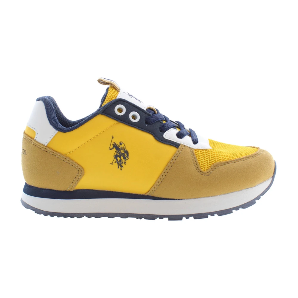 U.s. Polo Assn. Unisex Kids Yellow Kids Sneakers, 27 Eu, Shoes