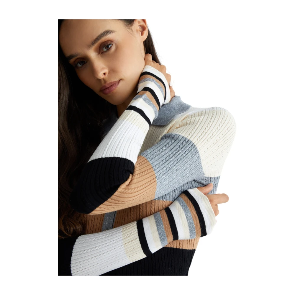 Liu Jo Stijlvolle Gebreide Top Multicolor Dames