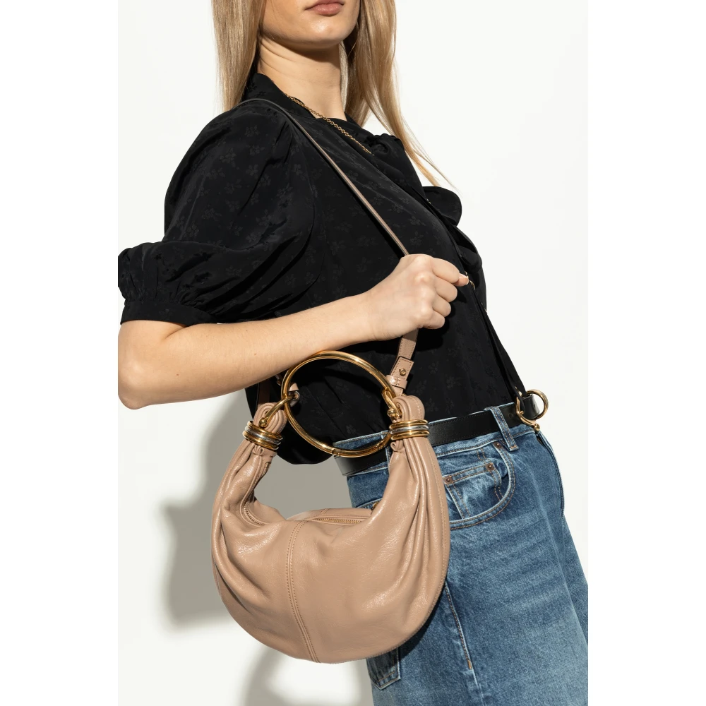 Chloé Handtas Armband Klein Beige Dames