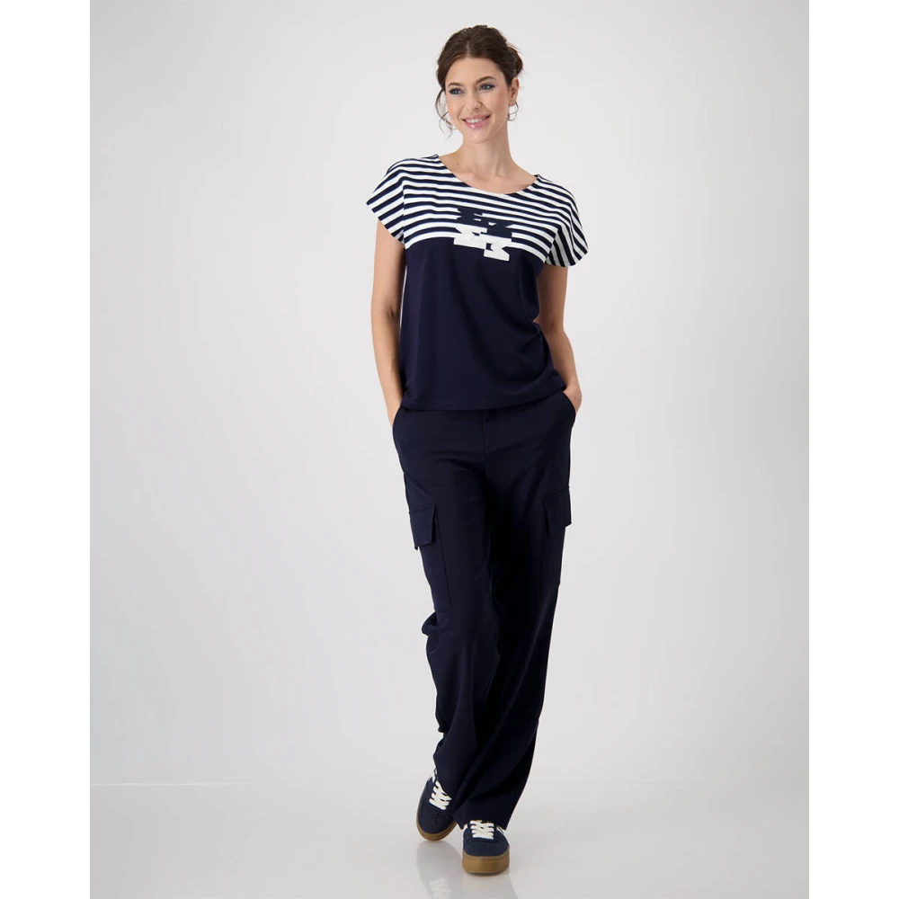 monari Casual T-shirt Blue Dames