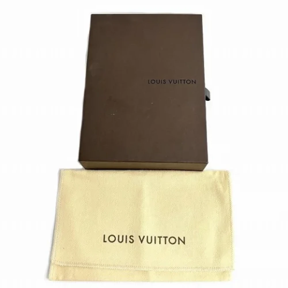 Louis Vuitton Vintage Pre-owned Fabric wallets Brown Dames